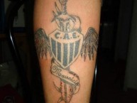 Tattoo - Tatuaje - tatuagem - Tatuaje de la Barra: La Barra de Caseros • Club: Club Atlético Estudiantes