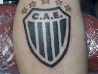 Tattoo - Tatuaje - tatuagem - Tatuaje de la Barra: La Barra de Caseros • Club: Club Atlético Estudiantes