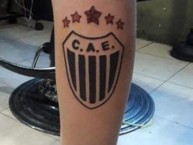 Tattoo - Tatuaje - tatuagem - Tatuaje de la Barra: La Barra de Caseros • Club: Club Atlético Estudiantes