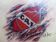 Tattoo - Tatuaje - tatuagem - Tatuaje de la Barra: La Barra del Rojo • Club: Independiente