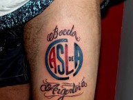 Tattoo - Tatuaje - tatuagem - Tatuaje de la Barra: La Gloriosa Butteler • Club: San Lorenzo