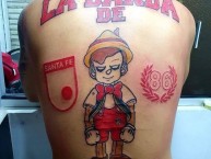 Tattoo - Tatuaje - tatuagem - Tatuaje de la Barra: La Guardia Albi Roja Sur • Club: Independiente Santa Fe