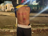 Tattoo - Tatuaje - tatuagem - Tatuaje de la Barra: La Guardia Albi Roja Sur &bull; Club: Independiente Santa Fe &bull; País: Colombia