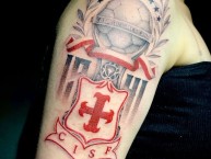 Tattoo - Tatuaje - tatuagem - Tatuaje de la Barra: La Guardia Albi Roja Sur &bull; Club: Independiente Santa Fe &bull; País: Colombia