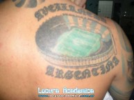 Tattoo - Tatuaje - tatuagem - Tatuaje de la Barra: La Guardia Imperial • Club: Racing Club