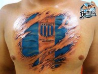 Tattoo - Tatuaje - tatuagem - Tatuaje de la Barra: La Guardia Imperial • Club: Racing Club