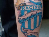 Tattoo - Tatuaje - tatuagem - Tatuaje de la Barra: La Guardia Imperial • Club: Racing Club