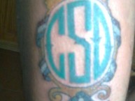 Tattoo - Tatuaje - tatuagem - Tatuaje de la Barra: La Guardia Puyutana &bull; Club: Sportivo Desamparados