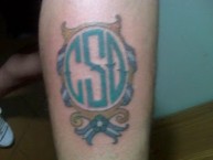 Tattoo - Tatuaje - tatuagem - Tatuaje de la Barra: La Guardia Puyutana &bull; Club: Sportivo Desamparados