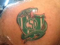 Tattoo - Tatuaje - tatuagem - Tatuaje de la Barra: La Guardia Puyutana &bull; Club: Sportivo Desamparados