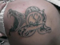 Tattoo - Tatuaje - tatuagem - Tatuaje de la Barra: La Guardia Puyutana &bull; Club: Sportivo Desamparados