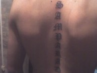 Tattoo - Tatuaje - tatuagem - Tatuaje de la Barra: La Guardia Puyutana &bull; Club: Sportivo Desamparados