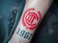 Tattoo - Tatuaje - tatuagem - "Tatuaje escudo Toluca FC" Tatuaje de la Barra: La Perra Brava &bull; Club: Toluca
