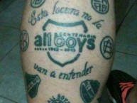 Tattoo - Tatuaje - tatuagem - Tatuaje de la Barra: La Peste Blanca • Club: All Boys