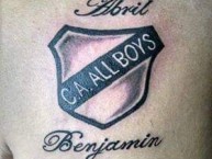 Tattoo - Tatuaje - tatuagem - Tatuaje de la Barra: La Peste Blanca • Club: All Boys