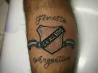 Tattoo - Tatuaje - tatuagem - Tatuaje de la Barra: La Peste Blanca • Club: All Boys