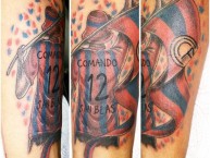 Tattoo - Tatuaje - tatuagem - Tatuaje de la Barra: La Plaza y Comando • Club: Cerro Porteño