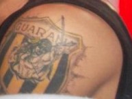 Tattoo - Tatuaje - tatuagem - Tatuaje de la Barra: La Raza Aurinegra • Club: Guaraní de Asunción