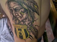 Tattoo - Tatuaje - tatuagem - Tatuaje de la Barra: La Raza Aurinegra • Club: Guaraní de Asunción