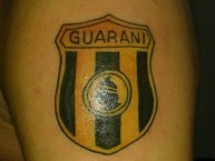 Tattoo - Tatuaje - tatuagem - Tatuaje de la Barra: La Raza Aurinegra • Club: Guaraní de Asunción