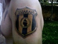 Tattoo - Tatuaje - tatuagem - Tatuaje de la Barra: La Raza Aurinegra • Club: Guaraní de Asunción