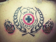 Tattoo - Tatuaje - tatuagem - Tatuaje de la Barra: La Sangre Azul • Club: Cruz Azul