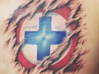 Tattoo - Tatuaje - tatuagem - Tatuaje de la Barra: La Sangre Azul • Club: Cruz Azul