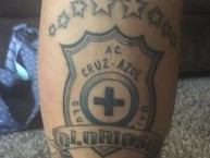 Tattoo - Tatuaje - tatuagem - Tatuaje de la Barra: La Sangre Azul • Club: Cruz Azul