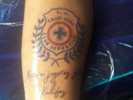 Tattoo - Tatuaje - tatuagem - Tatuaje de la Barra: La Sangre Azul • Club: Cruz Azul