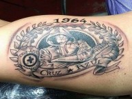 Tattoo - Tatuaje - tatuagem - Tatuaje de la Barra: La Sangre Azul • Club: Cruz Azul