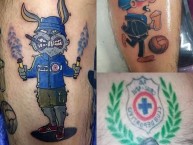 Tattoo - Tatuaje - tatuagem - Tatuaje de la Barra: La Sangre Azul • Club: Cruz Azul