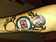 Tattoo - Tatuaje - tatuagem - Tatuaje de la Barra: La Sangre Azul • Club: Cruz Azul