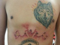 Tattoo - Tatuaje - tatuagem - Tatuaje de la Barra: Lobo Sur • Club: Pereira