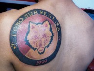 Tattoo - Tatuaje - tatuagem - Tatuaje de la Barra: Lobo Sur • Club: Pereira