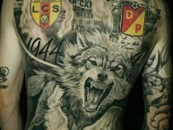 Tattoo - Tatuaje - tatuagem - Tatuaje de la Barra: Lobo Sur &bull; Club: Pereira &bull; País: Colombia