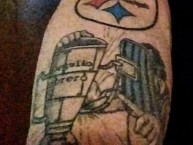 Tattoo - Tatuaje - tatuagem - "Orgullo Obrero" Tatuaje de la Barra: Los Acereros &bull; Club: Huachipato
