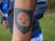 Tattoo - Tatuaje - tatuagem - "Escudo Huachipato" Tatuaje de la Barra: Los Acereros &bull; Club: Huachipato &bull; País: Chile