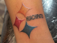 Tattoo - Tatuaje - tatuagem - "escudo Huachipato" Tatuaje de la Barra: Los Acereros &bull; Club: Huachipato &bull; País: Chile