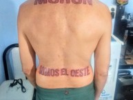 Tattoo - Tatuaje - tatuagem - Tatuaje de la Barra: Los Borrachos de Morón • Club: Deportivo Morón