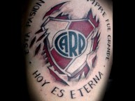 Tattoo - Tatuaje - tatuagem - Tatuaje de la Barra: Los Borrachos del Tablón • Club: River Plate