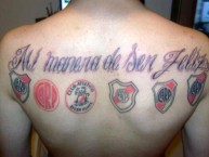 Tattoo - Tatuaje - tatuagem - Tatuaje de la Barra: Los Borrachos del Tablón • Club: River Plate