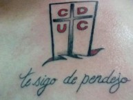 Tattoo - Tatuaje - tatuagem - Tatuaje de la Barra: Los Cruzados • Club: Universidad Católica