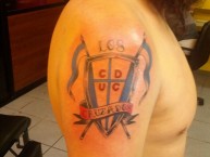 Tattoo - Tatuaje - tatuagem - Tatuaje de la Barra: Los Cruzados • Club: Universidad Católica