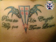 Tattoo - Tatuaje - tatuagem - Tatuaje de la Barra: Los Cruzados • Club: Universidad Católica