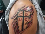 Tattoo - Tatuaje - tatuagem - Tatuaje de la Barra: Los Cruzados • Club: Universidad Católica