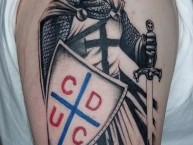 Tattoo - Tatuaje - tatuagem - Tatuaje de la Barra: Los Cruzados • Club: Universidad Católica