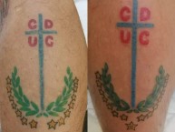 Tattoo - Tatuaje - tatuagem - Tatuaje de la Barra: Los Cruzados • Club: Universidad Católica