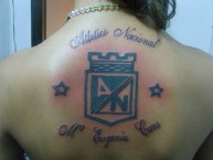 Tattoo - Tatuaje - tatuagem - Tatuaje de la Barra: Los del Sur • Club: Atlético Nacional