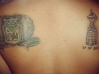 Tattoo - Tatuaje - tatuagem - Tatuaje de la Barra: Los del Sur • Club: Atlético Nacional