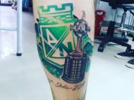 Tattoo - Tatuaje - tatuagem - Tatuaje de la Barra: Los del Sur • Club: Atlético Nacional